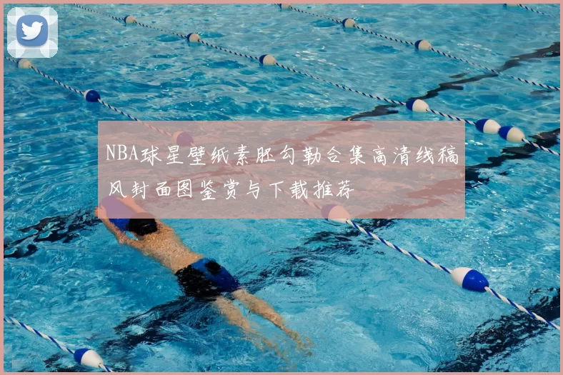 NBA球星壁纸素胚勾勒合集高清线稿风封面图鉴赏与下载推荐