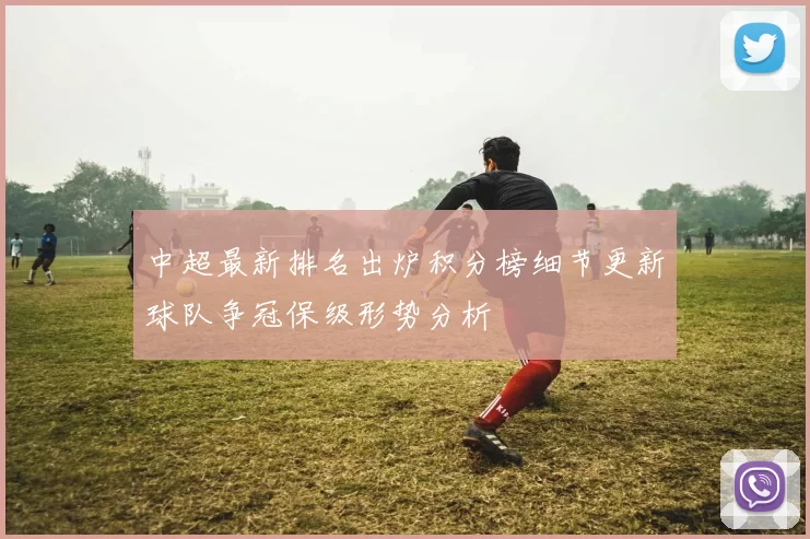 中超最新排名出炉积分榜细节更新球队争冠保级形势分析